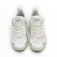 Hoka Clifton 8 women's shoe in White/White – product view 3