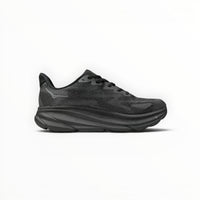 HOKA Clifton 9 men's running shoes in Black/Black – product view 2