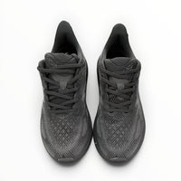 HOKA Clifton 9 men's running shoes in Black/Black – product view 3