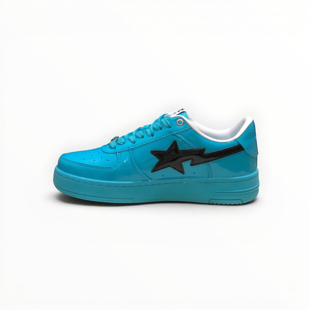 A Bathing Ape BAPE STA women's low-top sneakers in Blue/Black, product view 5