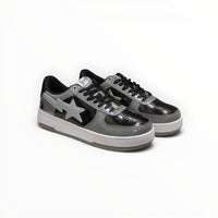 A Bathing Ape BAPE STA women's low-top sneakers in Grey/Black, product view 5