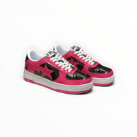 A Bathing Ape BAPE STA women's low-top sneakers in Pink/Black, product view 1