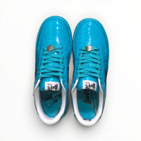 A Bathing Ape BAPE STA men's low-top sneakers in Blue/Black, product view 3