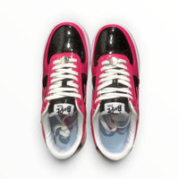 A Bathing Ape BAPE STA men's low-top sneakers in Pink/Black, product view 2