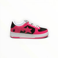 A Bathing Ape BAPE STA men's low-top sneakers in Pink/Black, product view 7