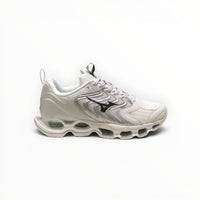 Mizuno Wave Prophecy 14 S women's running shoes in White/Silver – product view 2