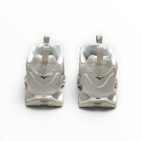 Mizuno Wave Prophecy 14 S women's running shoes in White/Silver – heel view