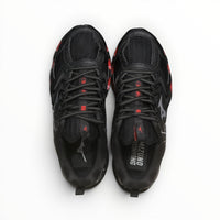 WSS Sports Shoes Mizuno Wave Prophecy 14S triple black running shoes with breathable mesh and Infinity Wave plate.