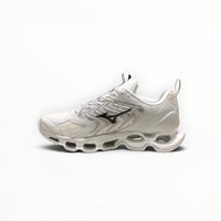 Mizuno Wave Prophecy 14 S men's running shoes in White/Silver – product view 3