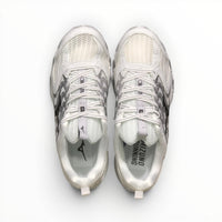 Mizuno Wave Prophecy 14 S men's running shoes in White/Silver – product view 4