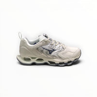 Mizuno Wave Prophecy 14 S men's running shoes in White/Navy – product view 3