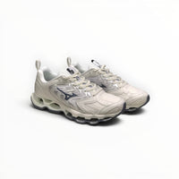 Mizuno Wave Prophecy 14 S men's running shoes in White/Navy – product view 4