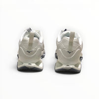 Mizuno Wave Prophecy 14 S men's running shoes in White/Navy – heel view
