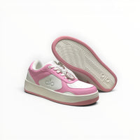 Alo Recovery Mode women's lifestyle sneakers in Pink/White, product view 3
