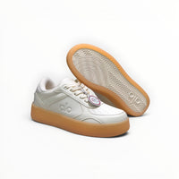 Alo Recovery Mode women's lifestyle sneakers in Natural White/Gum, product view 3