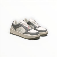 Alo Recovery Mode men's lifestyle sneakers in Gravel/White, product view 3