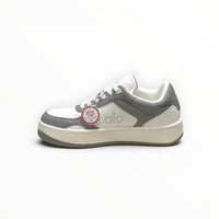 Alo Recovery Mode men's lifestyle sneakers in Gravel/White, product view 4