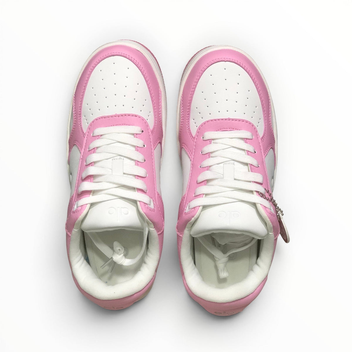 Alo Recovery Mode men's lifestyle sneakers in Pink/White, product view 2