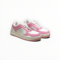 Alo Recovery Mode men's lifestyle sneakers in Pink/White, product view 3