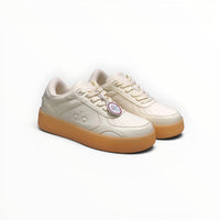 Alo Recovery Mode men's lifestyle sneakers in Natural White/Gum, product view 3