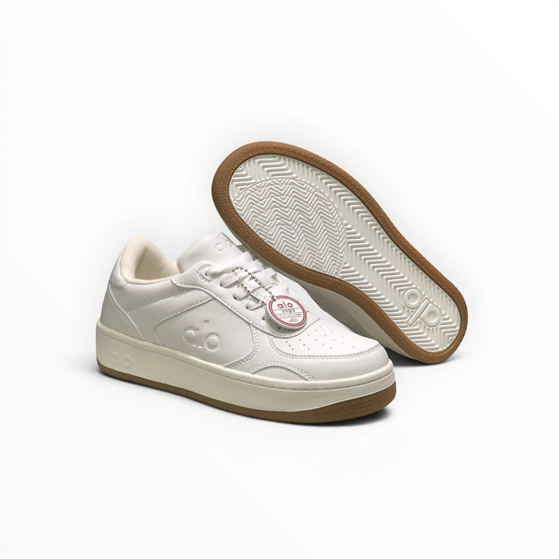 Alo Recovery Mode men's lifestyle sneakers in Natural White, product view 1