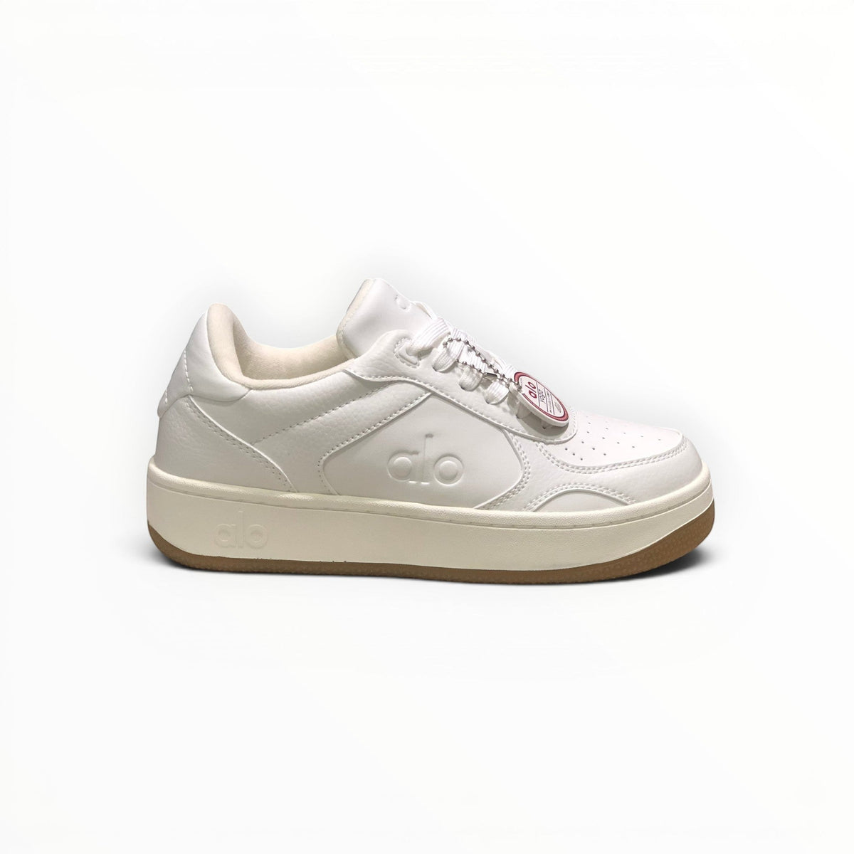 Alo Recovery Mode men's lifestyle sneakers in Natural White, product view 5