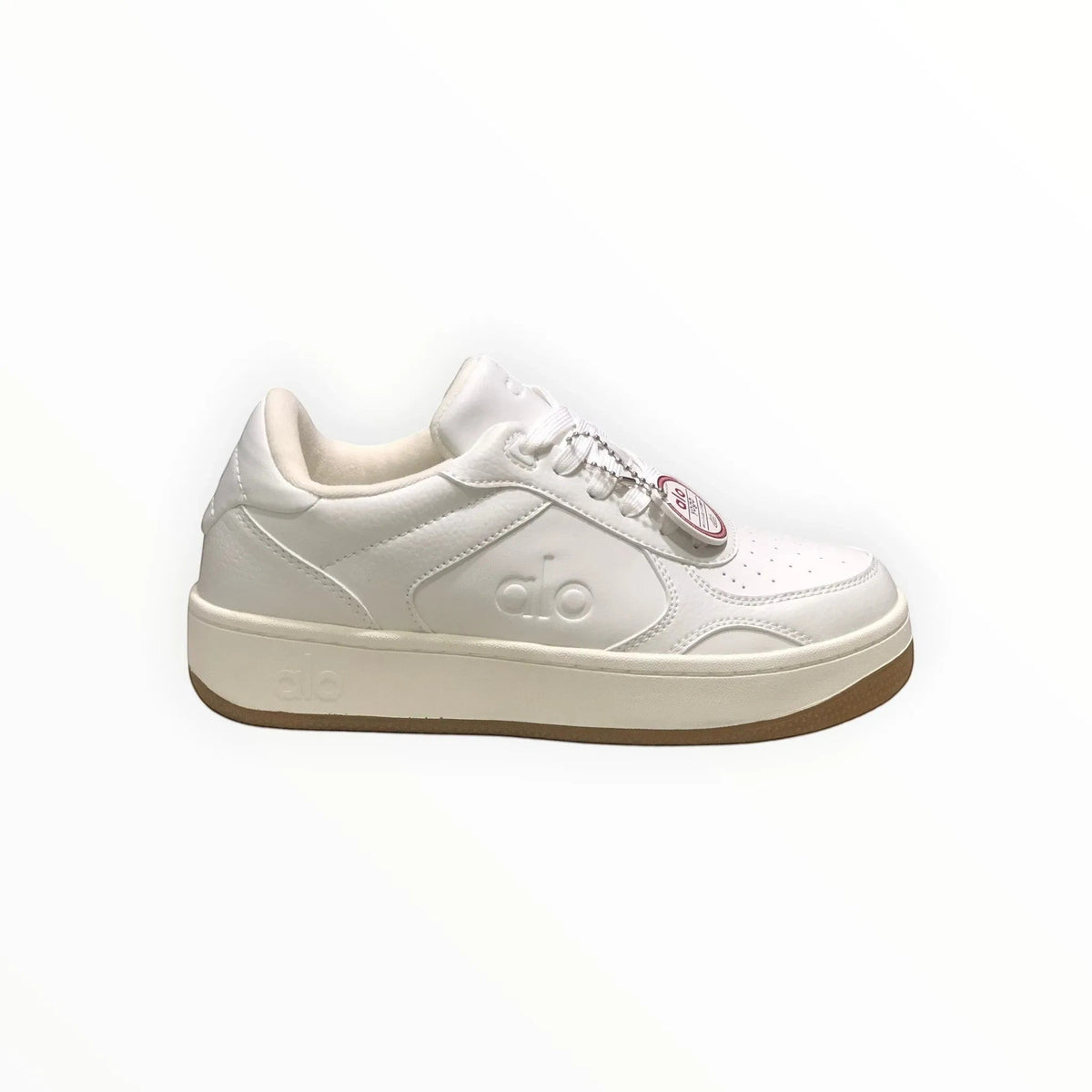 Alo Recovery Mode men's lifestyle sneakers in Natural White, product view 7