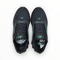 Alo Runner women's performance running shoes in Charcoal/Green, product view 5