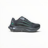 Alo Runner women's performance running shoes in Charcoal/Green, product view 7