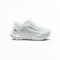 Alo Runner women's performance running shoes in White/White, product view 7