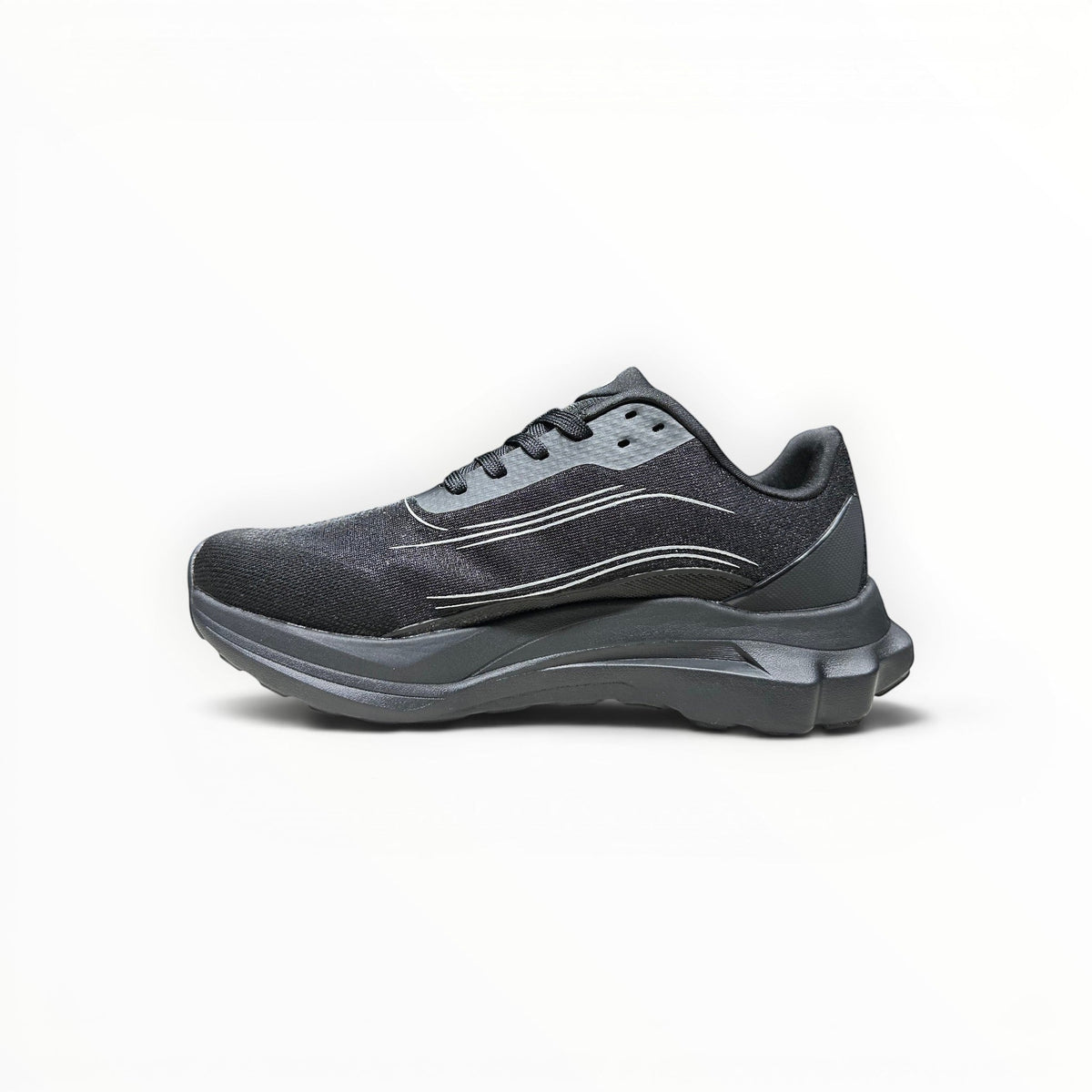Alo Runner men's performance running shoes in Charcoal/Grey, product view 2