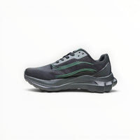 Alo Runner men's performance running shoes in Charcoal/Green, product view 2
