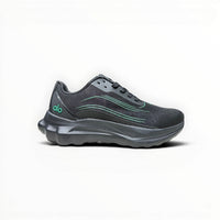 Alo Runner men's performance running shoes in Charcoal/Green, product view 7