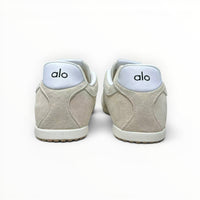 Alo Sunset Sneaker women's suede lifestyle shoes in Sandstone, product view 7