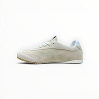 Alo Sunset Sneaker men's suede lifestyle shoes in Sandstone, product view 2