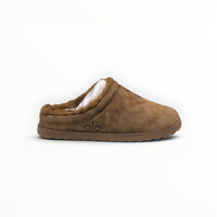 Alo Recovery Slipper women's suede mule in Espresso, alternate view