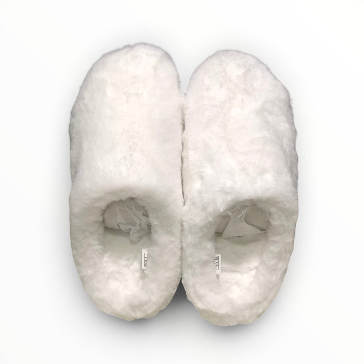 Alo Sherpa Recovery Slipper men's sherpa mule in Ivory, pair view