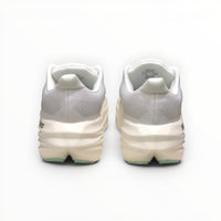 Brooks Glycerin Max women's running shoe in Pearlized White/Bay, rear heel view