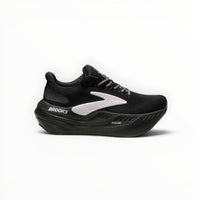 Brooks Glycerin Max women's running shoe in Black/Orchid Ice/Grey, alternate lateral side view