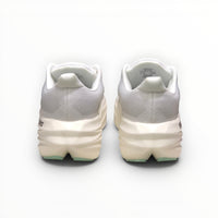 Brooks Glycerin Max men's running shoe in Pearlized White/Bay, rear heel view