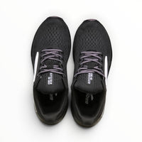 Brooks Glycerin Max men's running shoe in Black/Orchid Ice/Grey, top view