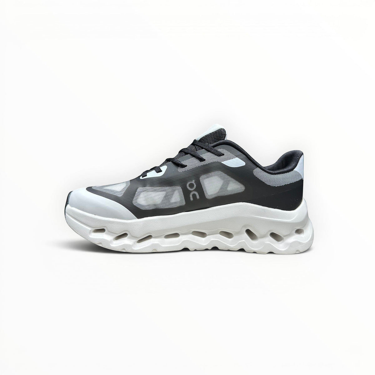 On Cloudtilt Remix women's walking shoes in Black/Ivory, product view 2