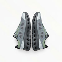 On Cloudtilt Remix women's walking shoes in Grey/Black/Lime, product view 2