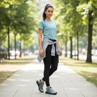 On Cloudtilt Remix women's walking shoes in Grey/Black/Lime, product view 5