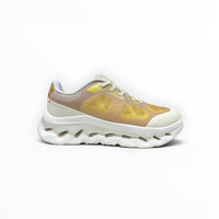 On Cloudtilt Remix women's walking shoes in Honey Gold/Ivory, product view 6