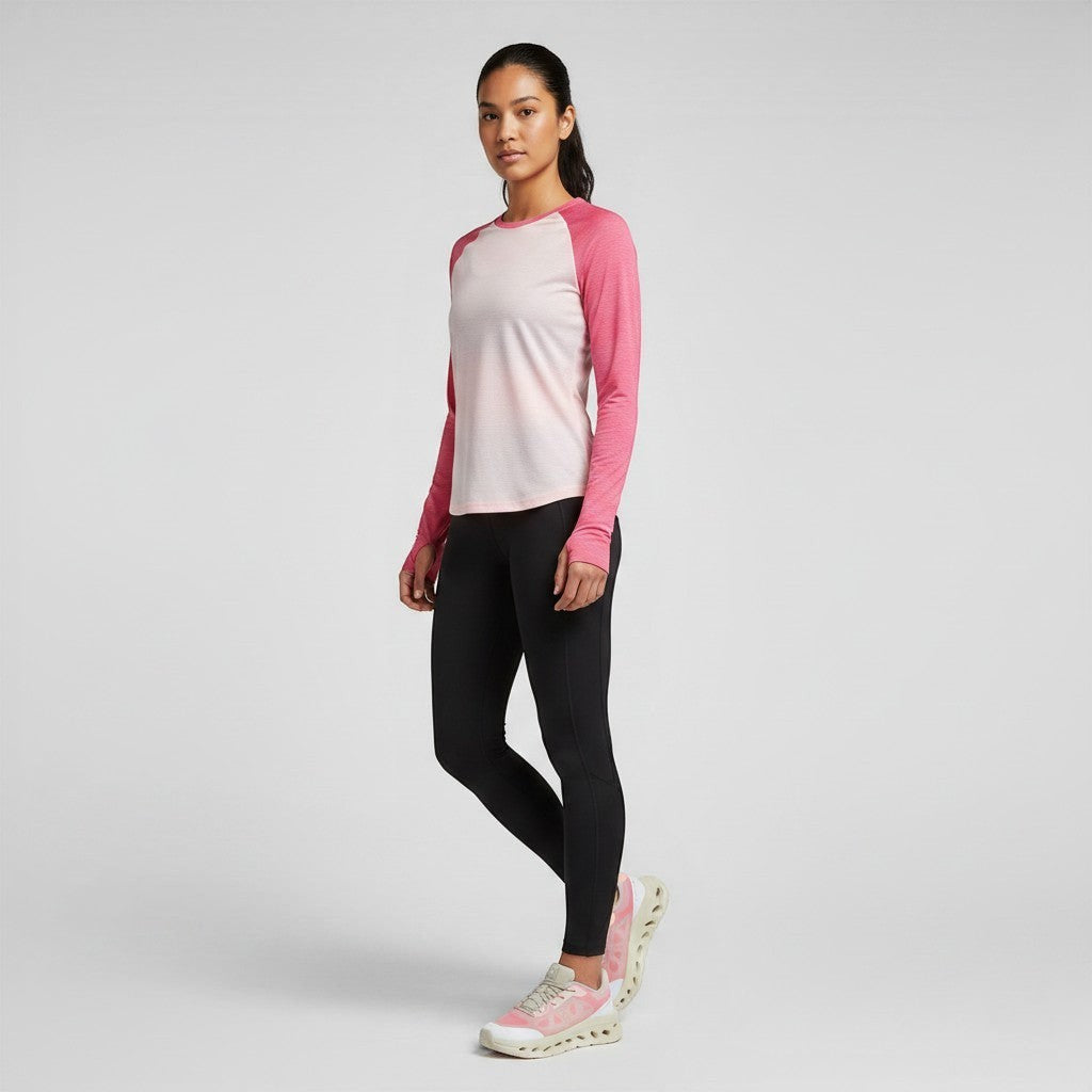 On Cloudtilt Remix women's walking shoes in Rose/Peach/Ivory, product view 5