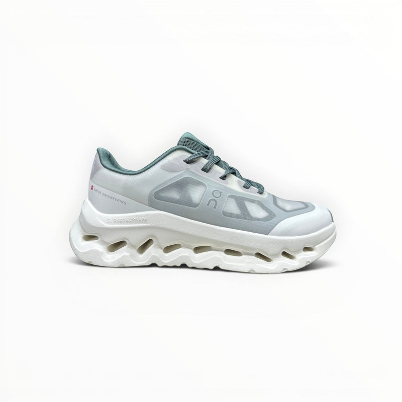 On Cloudtilt Remix women's walking shoes in Sage/Ice White, product view 1