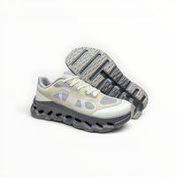 On Cloudtilt Remix women's walking shoes in Cream/Sand/Charcoal, product view 3