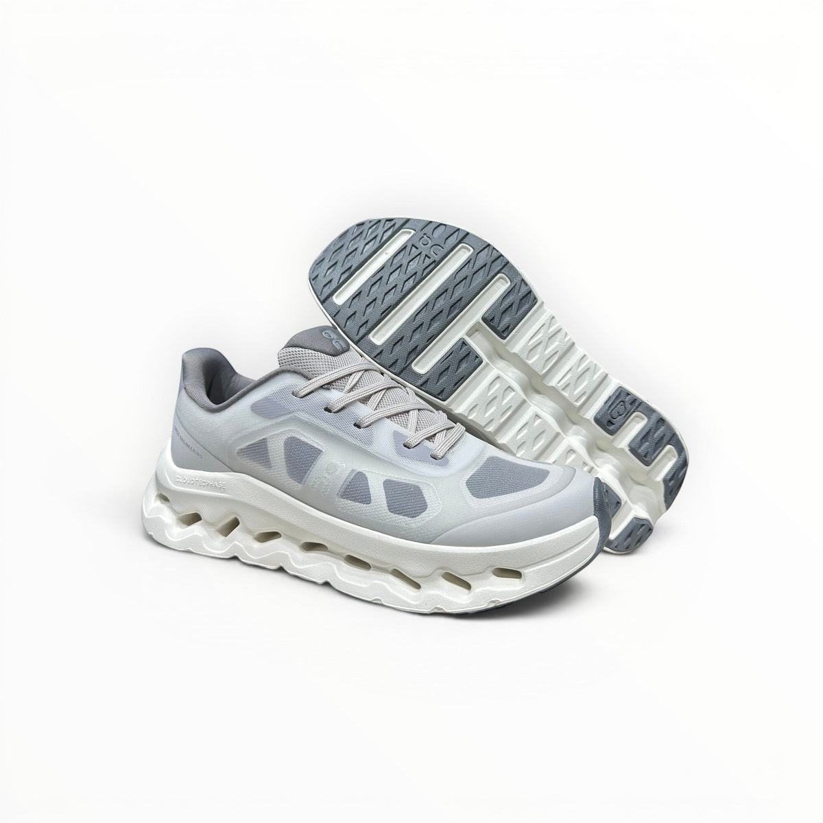 On Cloudtilt Remix women's walking shoes in Glacier/Ivory, product view 3