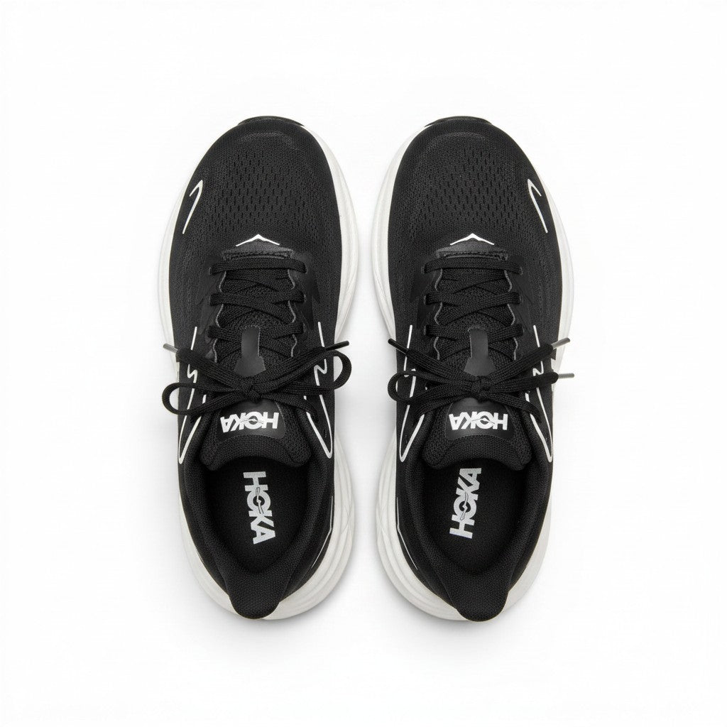 Hoka Clifton 10 Women's Black/White running shoe – image 2